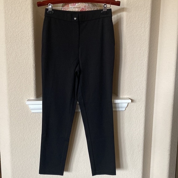 Capsule 121 Black Pants 2 Front Seam Pockets Size S NWOT - Picture 2 of 6